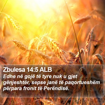 Zbulesa 14:5 ALB Bible Verse Image