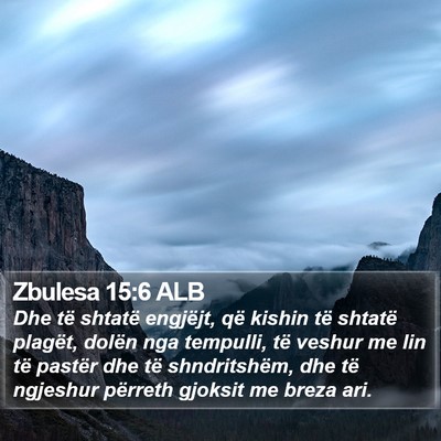 Zbulesa 15:6 ALB Bible Verse Image