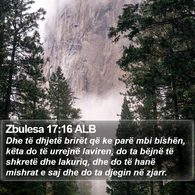 Zbulesa 17:16 ALB Bible Verse Image