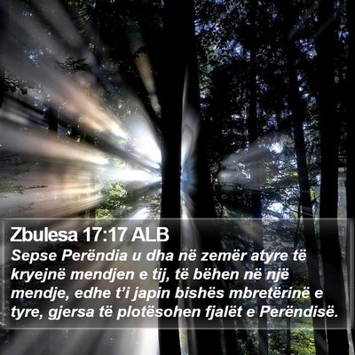 Zbulesa 17:17 ALB Bible Verse Image