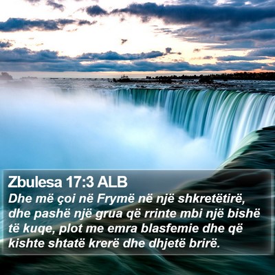 Zbulesa 17:3 ALB Bible Verse Image