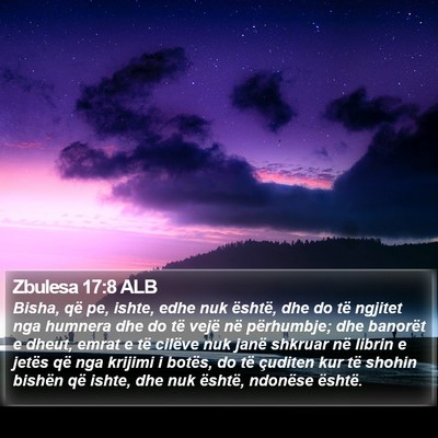 Zbulesa 17:8 ALB Bible Verse Image