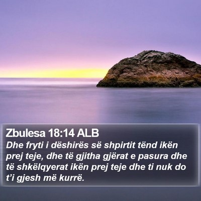 Zbulesa 18:14 ALB Bible Verse Image