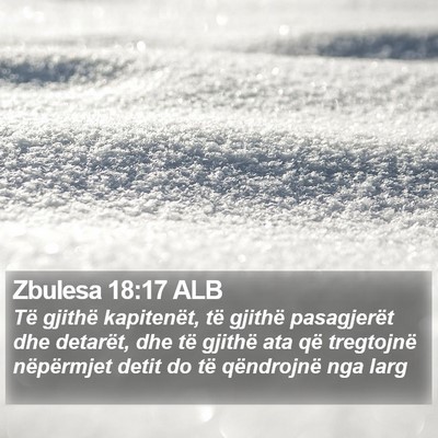 Zbulesa 18:17 ALB Bible Verse Image