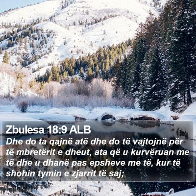 Zbulesa 18:9 ALB Bible Verse Image