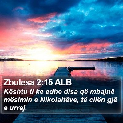 Zbulesa 2:15 ALB Bible Verse Image