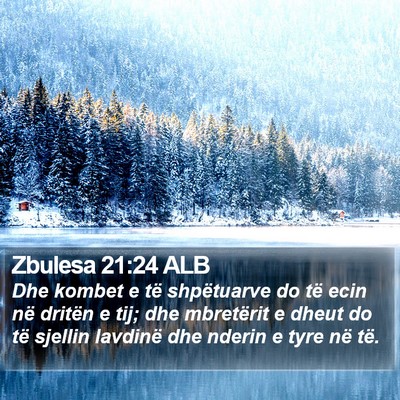 Zbulesa 21:24 ALB Bible Verse Image