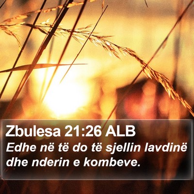 Zbulesa 21:26 ALB Bible Verse Image