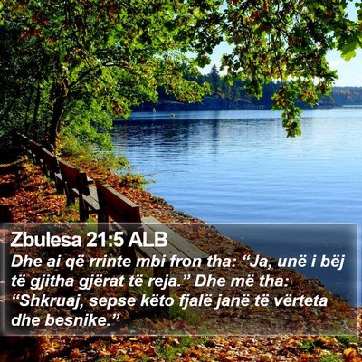 Zbulesa 21:5 ALB Bible Verse Image