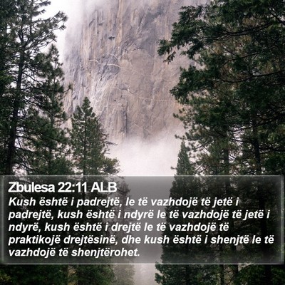 Zbulesa 22:11 ALB Bible Verse Image