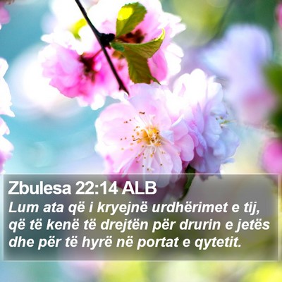 Zbulesa 22:14 ALB Bible Verse Image