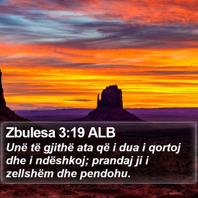 Zbulesa 3:19 ALB Bible Verse Image