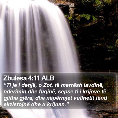 Zbulesa 4:11 ALB Bible Verse Image