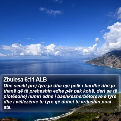 Zbulesa 6:11 ALB Bible Verse Image
