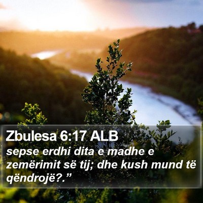 Zbulesa 6:17 ALB Bible Verse Image