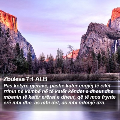 Zbulesa 7:1 ALB Bible Verse Image