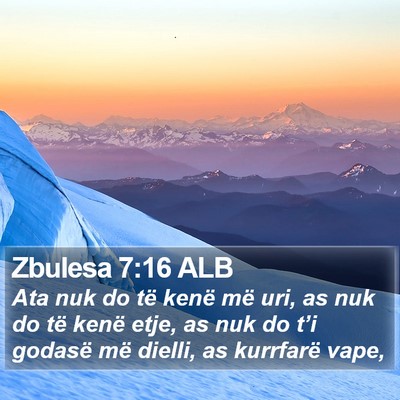 Zbulesa 7:16 ALB Bible Verse Image