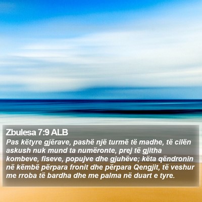 Zbulesa 7:9 ALB Bible Verse Image
