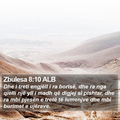 Zbulesa 8:10 ALB Bible Verse Image