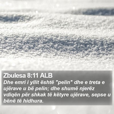 Zbulesa 8:11 ALB Bible Verse Image