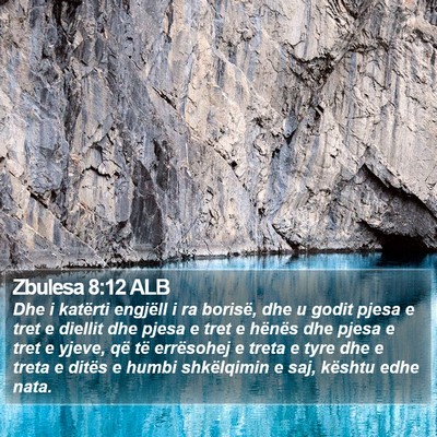 Zbulesa 8:12 ALB Bible Verse Image