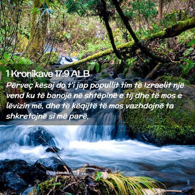 Picture 02 - 1 Kronikave 17:9 ALB - Përveç kësaj do t’i jap popullit tim të - Bible Verse Picture