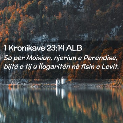 Picture 02 - 1 Kronikave 23:14 ALB - Sa për Moisiun, njeriun e Perëndisë, bijtë e - Bible Verse Picture