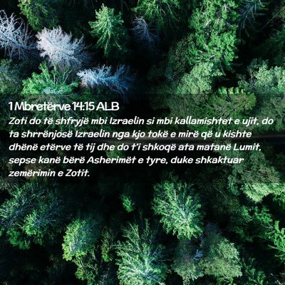 Picture 02 - 1 Mbretërve 14:15 ALB - Zoti do të shfryjë mbi Izraelin si mbi - Bible Verse Picture