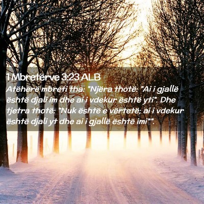 Picture 02 - 1 Mbretërve 3:23 ALB - Atëherë mbreti tha: 