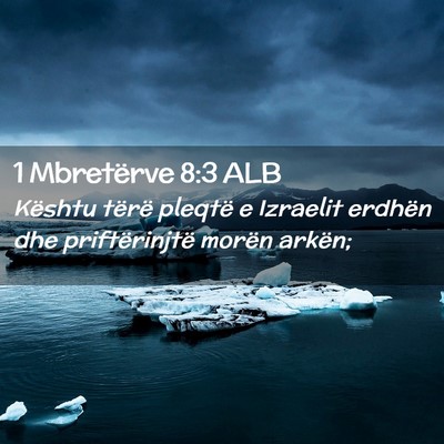 Picture 02 - 1 Mbretërve 8:3 ALB - Kështu tërë pleqtë e Izraelit erdhën dhe - Bible Verse Picture