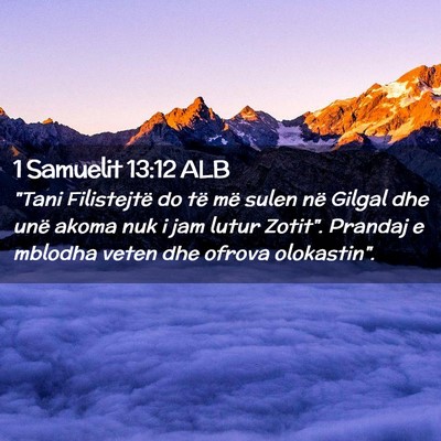 Picture 02 - 1 Samuelit 13:12 ALB - 