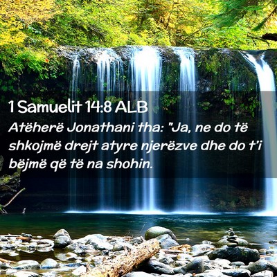 Picture 02 - 1 Samuelit 14:8 ALB - Atëherë Jonathani tha: 