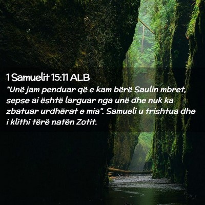 Picture 02 - 1 Samuelit 15:11 ALB - 
