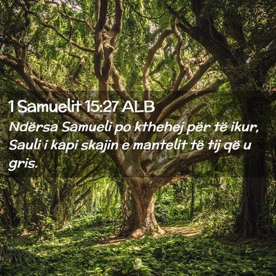 Picture 02 - 1 Samuelit 15:27 ALB - Ndërsa Samueli po kthehej për të ikur, Sauli i - Bible Verse Picture