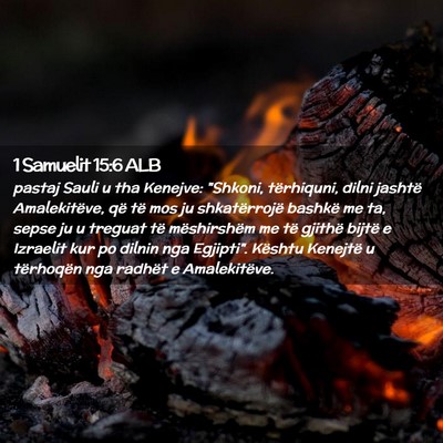 Picture 02 - 1 Samuelit 15:6 ALB - pastaj Sauli u tha Kenejve: 