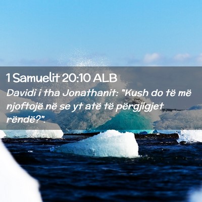 Picture 02 - 1 Samuelit 20:10 ALB - Davidi i tha Jonathanit: 