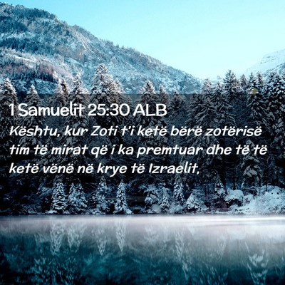 Picture 02 - 1 Samuelit 25:30 ALB - Kështu, kur Zoti t’i ketë bërë zotërisë - Bible Verse Picture