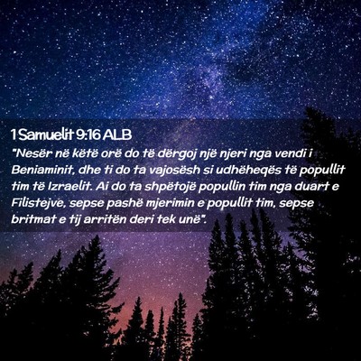 Picture 02 - 1 Samuelit 9:16 ALB - 