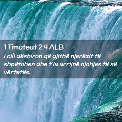 Picture 02 - 1 Timoteut 2:4 ALB - i cili dëshiron që gjithë njerëzit të - Bible Verse Picture