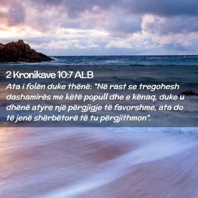 Picture 02 - 2 Kronikave 10:7 ALB - Ata i folën duke thënë: 