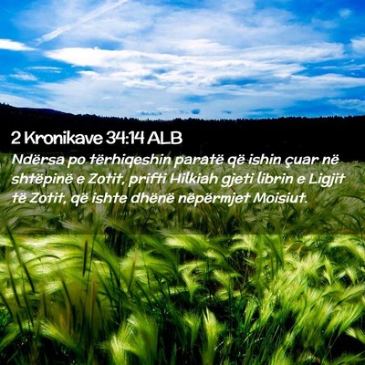 Picture 02 - 2 Kronikave 34:14 ALB - Ndërsa po tërhiqeshin paratë që ishin çuar - Bible Verse Picture
