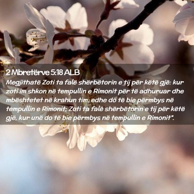 Picture 02 - 2 Mbretërve 5:18 ALB - Megjithatë Zoti ta falë shërbëtorin e tij - Bible Verse Picture