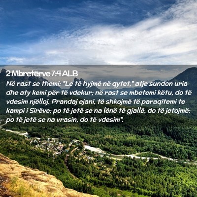 Picture 02 - 2 Mbretërve 7:4 ALB - Në rast se themi: 