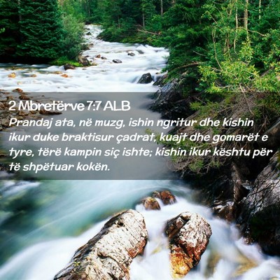 Picture 02 - 2 Mbretërve 7:7 ALB - Prandaj ata, në muzg, ishin ngritur dhe kishin - Bible Verse Picture