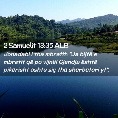 Picture 02 - 2 Samuelit 13:35 ALB - Jonadabi i tha mbretit: 