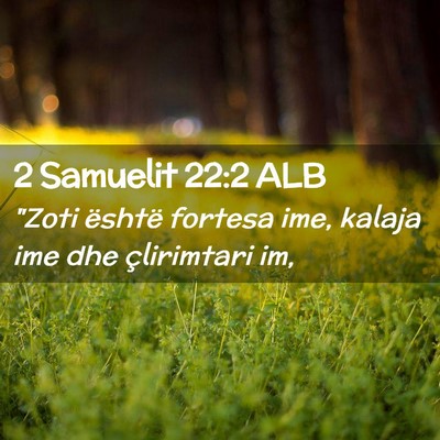 Picture 02 - 2 Samuelit 22:2 ALB - 