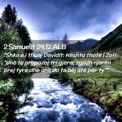 Picture 02 - 2 Samuelit 24:12 ALB - 