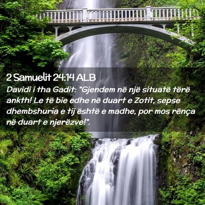 Picture 02 - 2 Samuelit 24:14 ALB - Davidi i tha Gadit: 