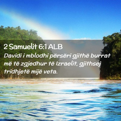 Picture 02 - 2 Samuelit 6:1 ALB - Davidi i mblodhi përsëri gjithë burrat më të - Bible Verse Picture