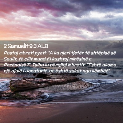 Picture 02 - 2 Samuelit 9:3 ALB - Pastaj mbreti pyeti: 